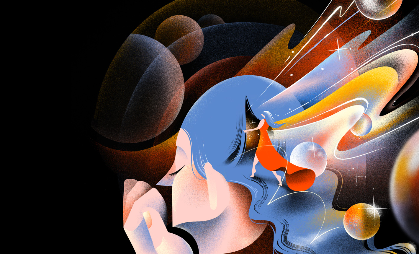 缤纷多彩的抽象艺术作品